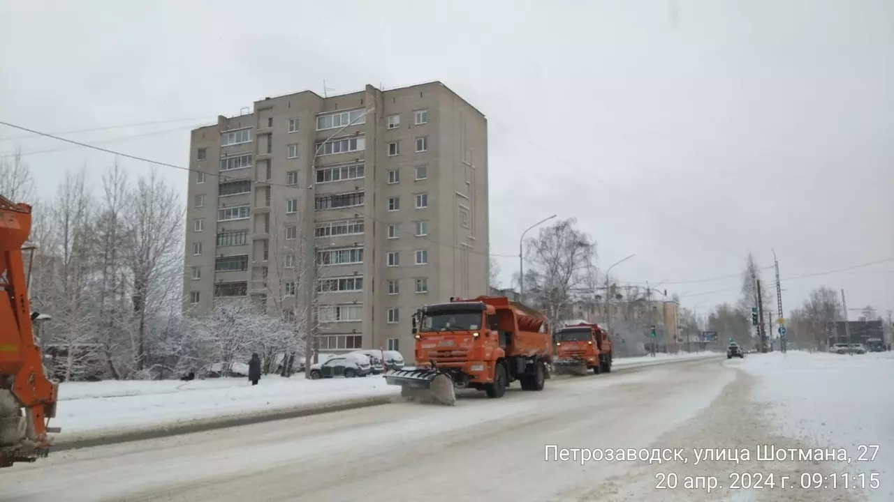 Колыхматова: уборка Петрозаводска от снега ведется в усиленном режиме