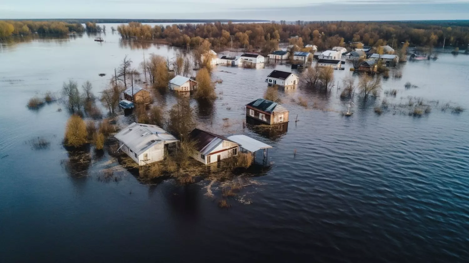 Непривычные весенние наводнения в различных регионах России, в том числе в Ленинградской области