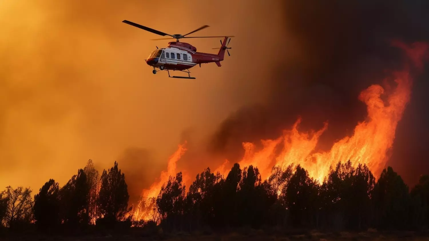 Самое большое возгорание лесного массива произошло в Греции
