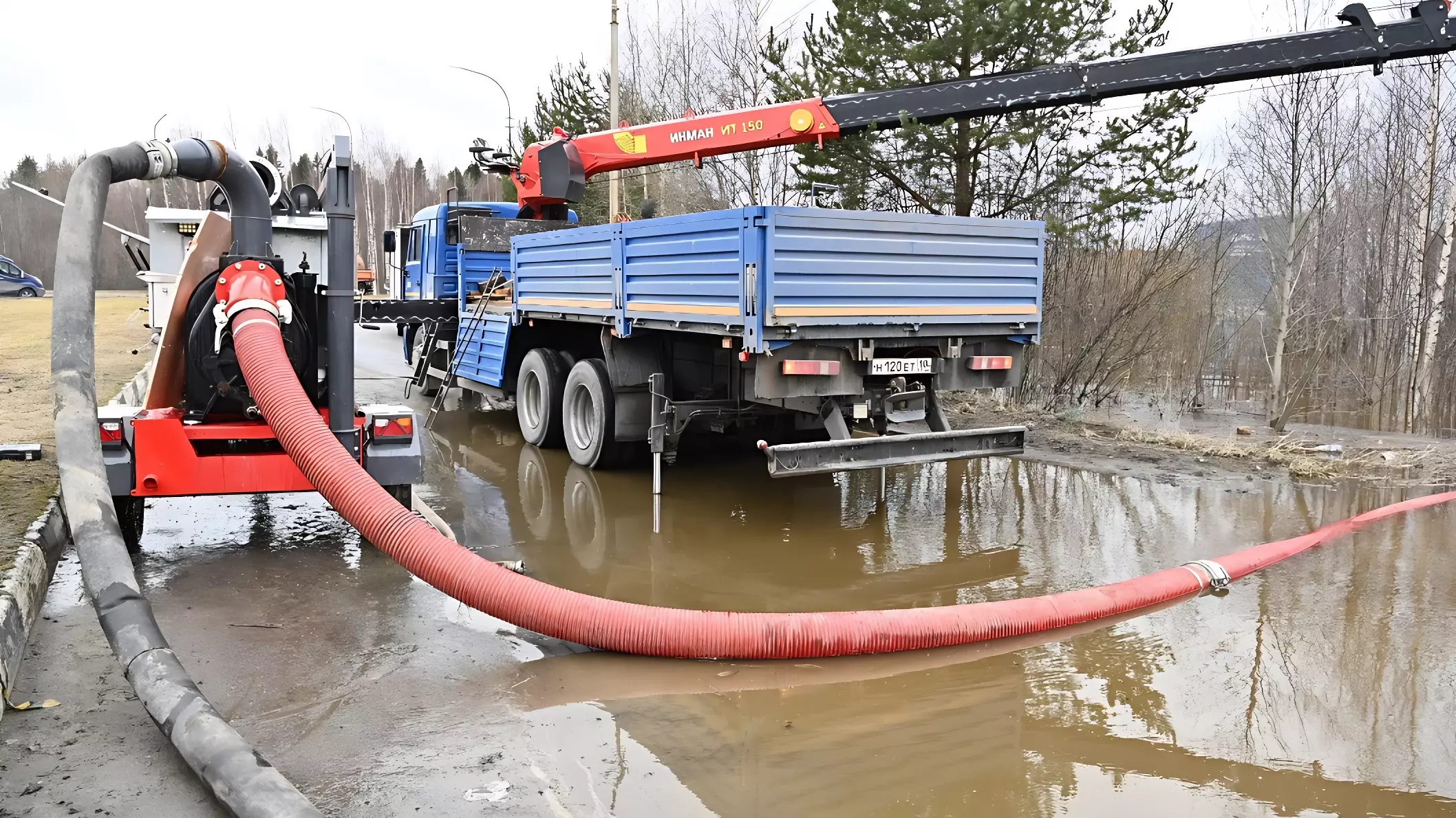 Глава Карелии поручил откачать воду вблизи ФОК «Динамо» и Суоярвского шоссе